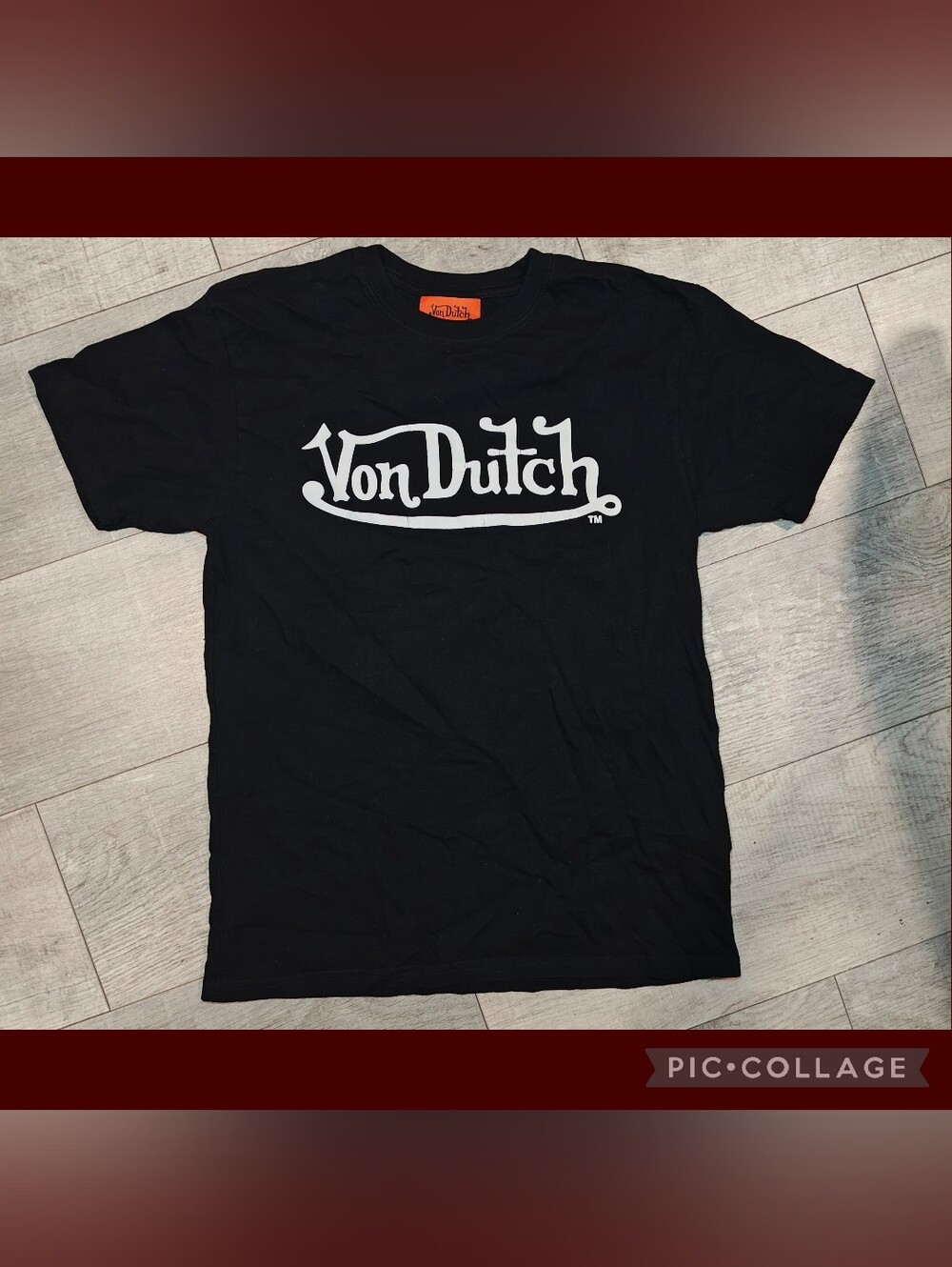 🔥 Y2K Von Dutch Classic Script Logo Tee 🔥